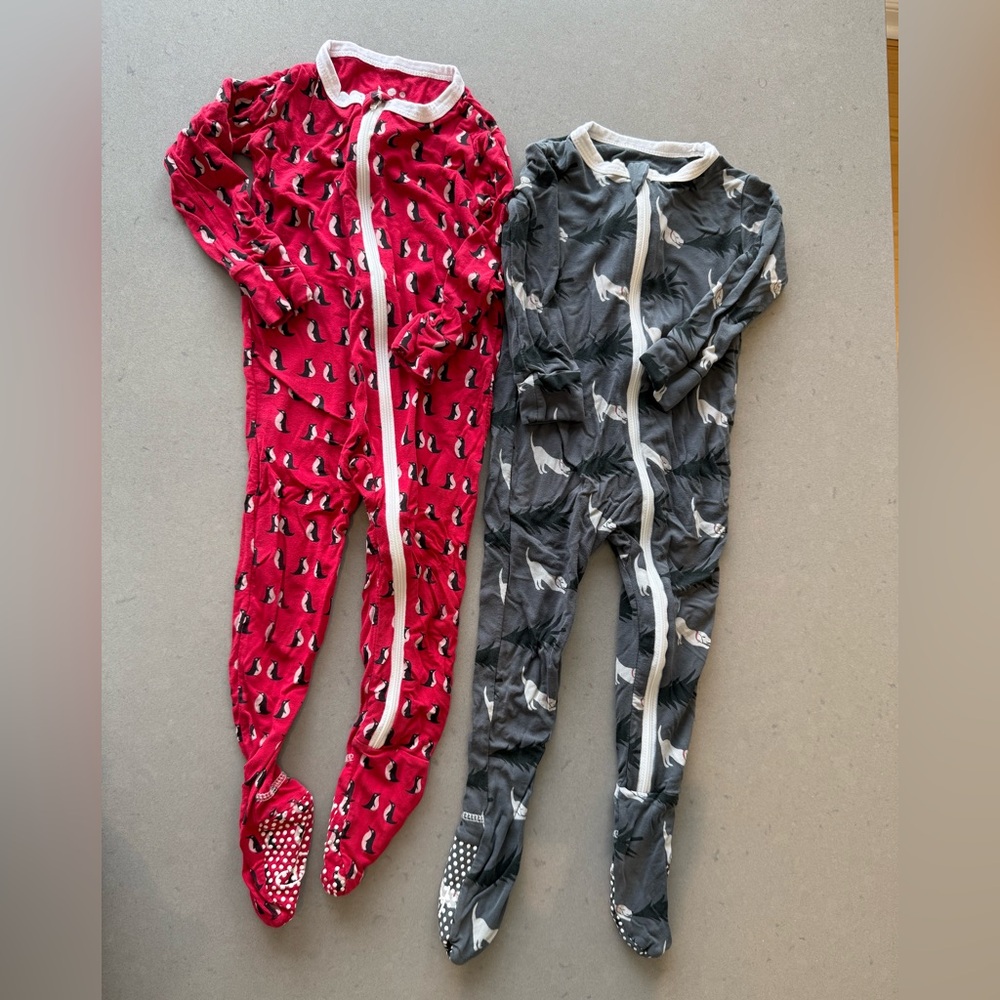 Kickee Pants set of 2 Footies